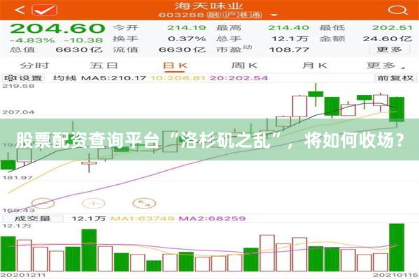 股票配资查询平台 “洛杉矶之乱”，将如何收场？