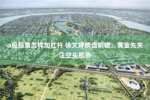 a股股票怎样加杠杆 徐文婷欧盘前瞻：黄金先关注空头机会