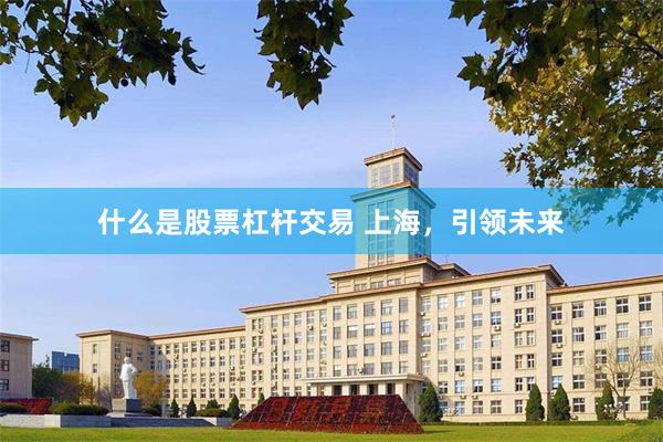 什么是股票杠杆交易 上海，引领未来