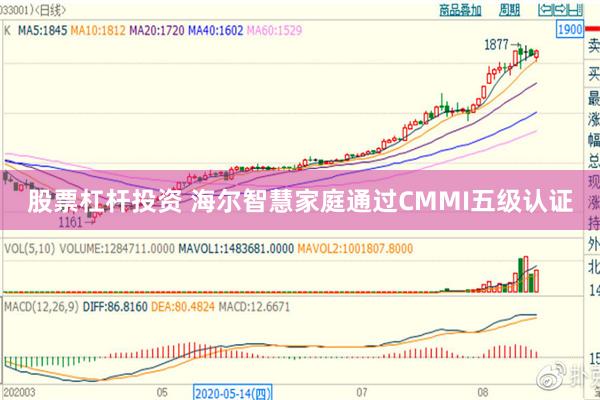 股票杠杆投资 海尔智慧家庭通过CMMI五级认证