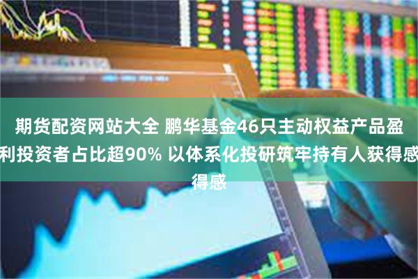 期货配资网站大全 鹏华基金46只主动权益产品盈利投资者占比超90% 以体系化投研筑牢持有人获得感