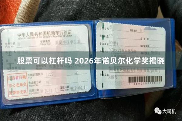 股票可以杠杆吗 2026年诺贝尔化学奖揭晓